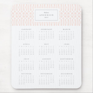 Årlig kalender Mousepad för rodna spaljé Musmatta