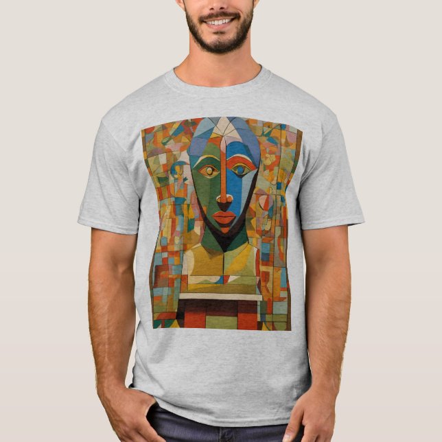 Årlig konststöt: ett Picasso-inspirerat 3D-mästerv T Shirt (Framsida)