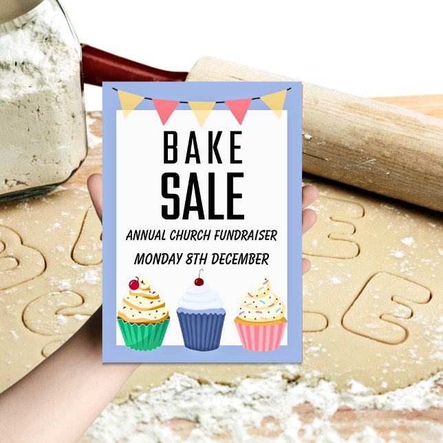 Årlig kyrkans stiftare Bake Sale Flygblad (Skapare uppladdad)