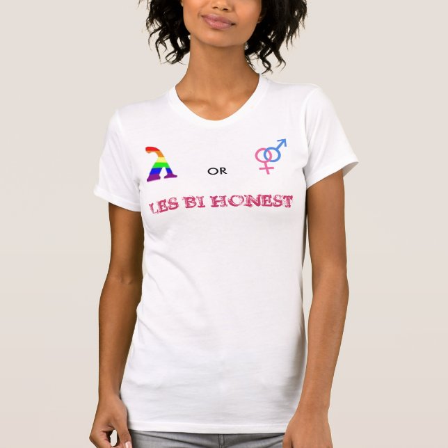 ÄRLIG LES-BI TEE SHIRT (Framsida)