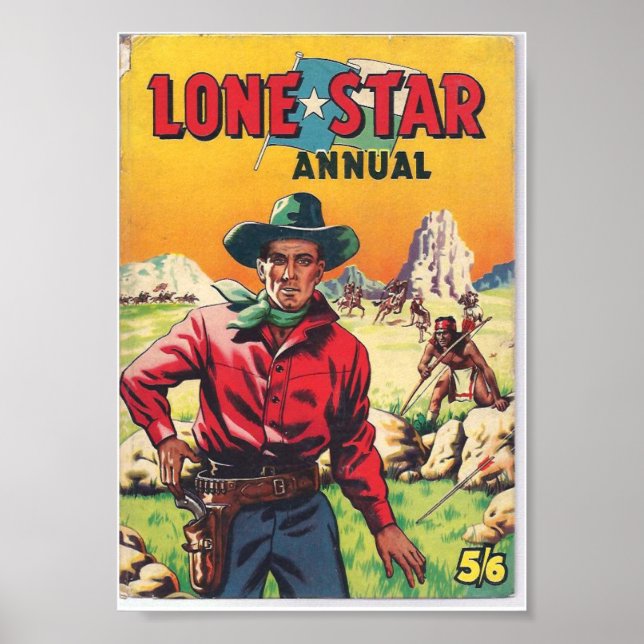 Årlig Poster av Lone Star (Framsidan)