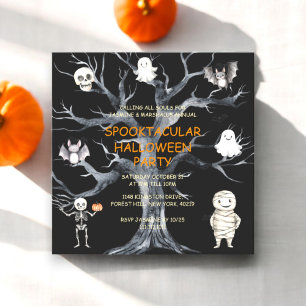 Årlig roligt i Halloween fest Inbjudningar