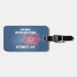 Årlig sommarsemester för familjeåterförening Blomm Bagagebricka