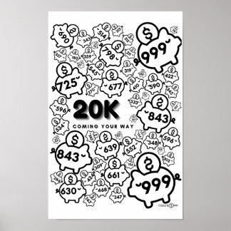 Årlig sparspårare - spara $20 000 på 52 veckor poster