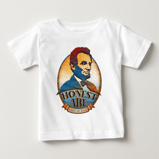 Ärliga Abe Lincoln T Shirt (Framsida)