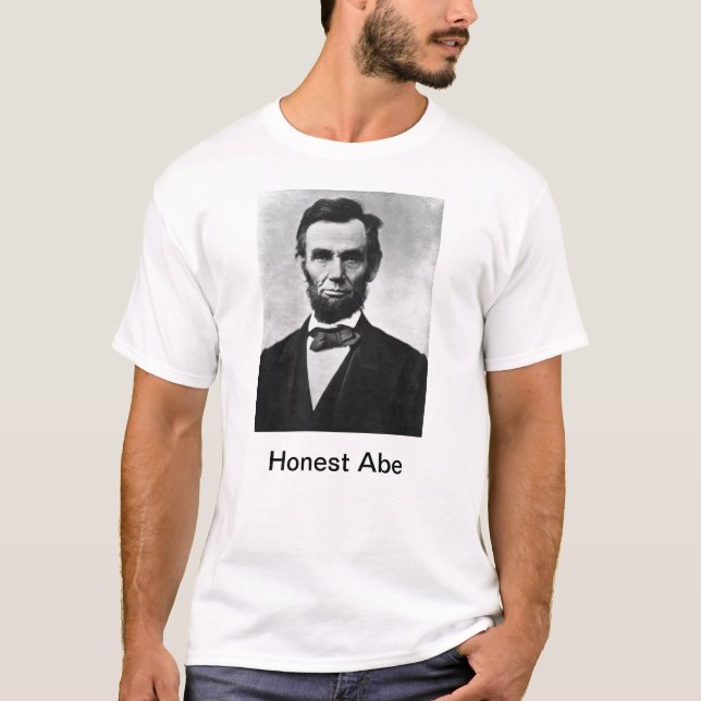 Ärliga Abe T Shirt (Framsida)