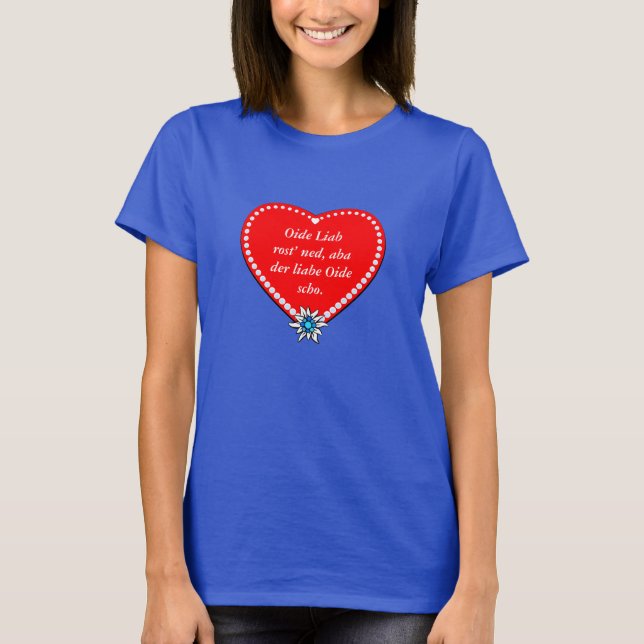 Ärliga ord från en bayerska t-shirt (Framsida)