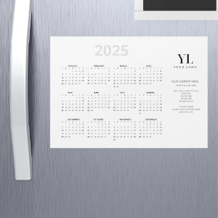 Årligen 2025 - Logotyp - Magnetkort för affärskale