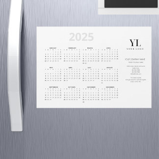 Årligen 2025 - Logotyp - Magnetkort för affärskale