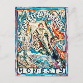 Ärlighet, ett elegant vapen för civiliserade tider vykort