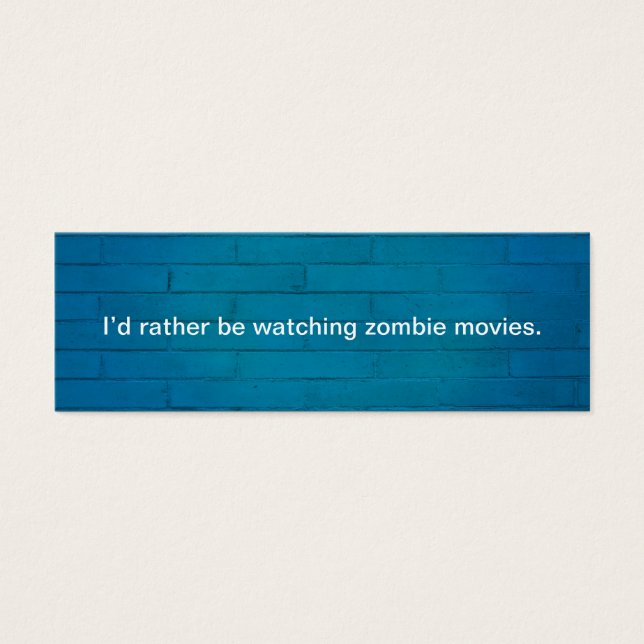 Ärlighet Litet Visitkort (Framsidan)