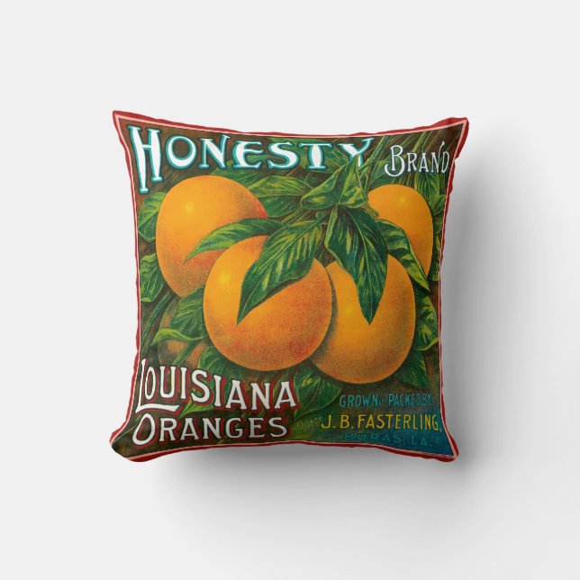 Ärlighet Louisiana Oranges Kudde (Framsida)