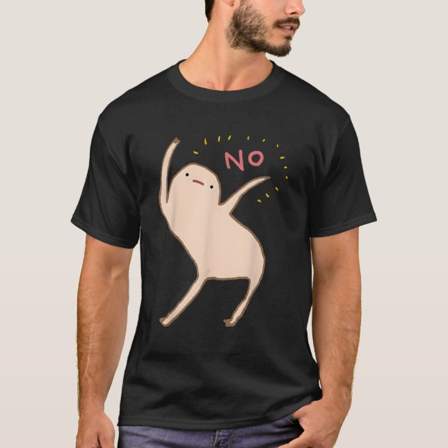Ärligt Blob säger nr T Shirt (Framsida)