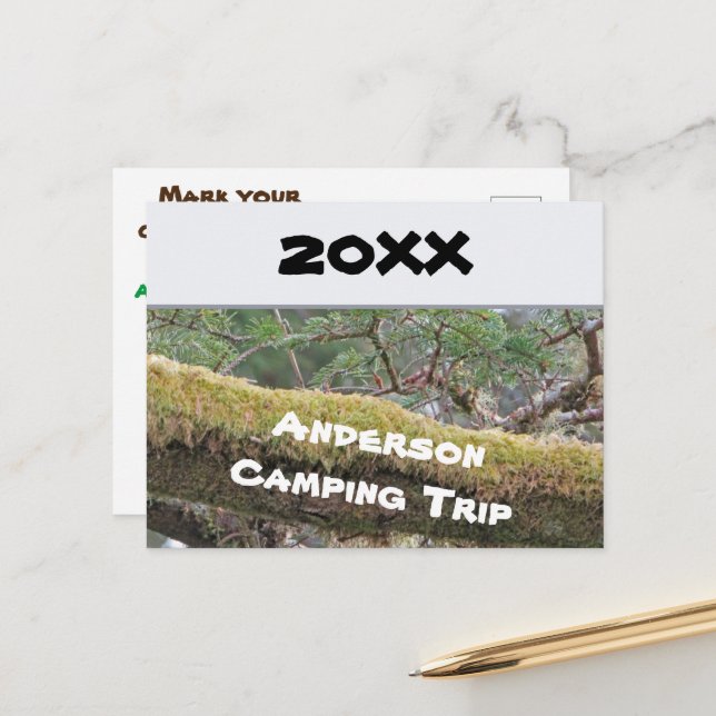 Årligt meddelande om avvänjning av Resa i familjek Vykort (Fram/Back In Situ)