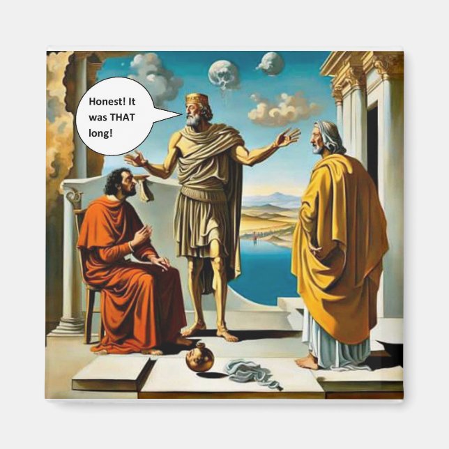 Ärligt talat var det så lång magnet (Framsidan)