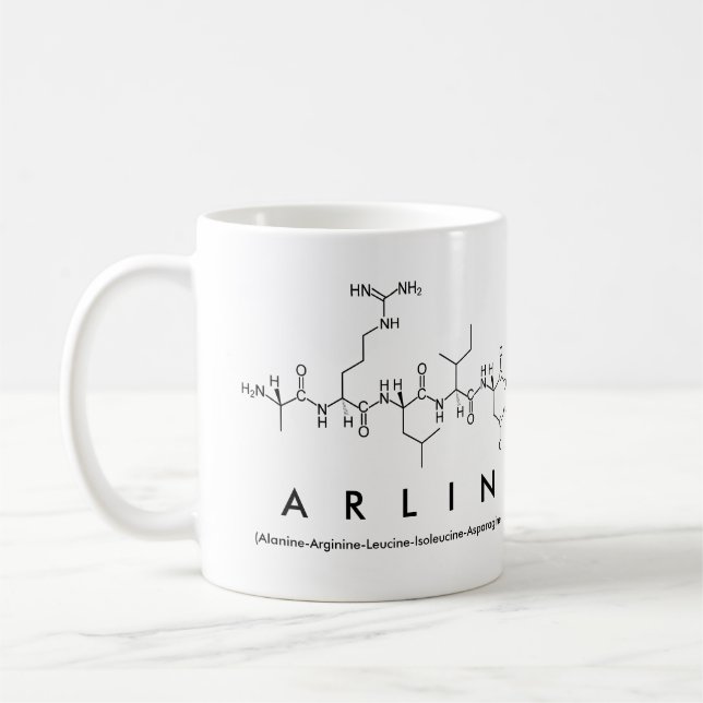 Arlin peptide namn mugg (Vänster)