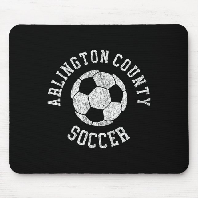 Arlington County Fotboll Retro Distressed 90's Vin Musmatta (Framsidan)