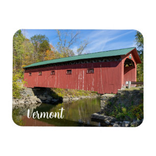 Arlington Covered Bridge i Vermont Magnet