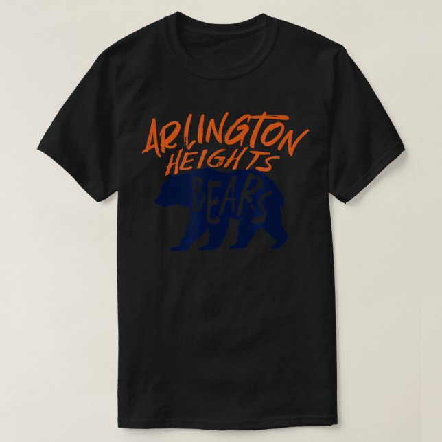 Arlington Heights Bears Football Team Touchdown Re T Shirt (Design framsida)