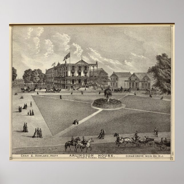 Arlington House, Ocean Grove, NJ Poster (Framsidan)