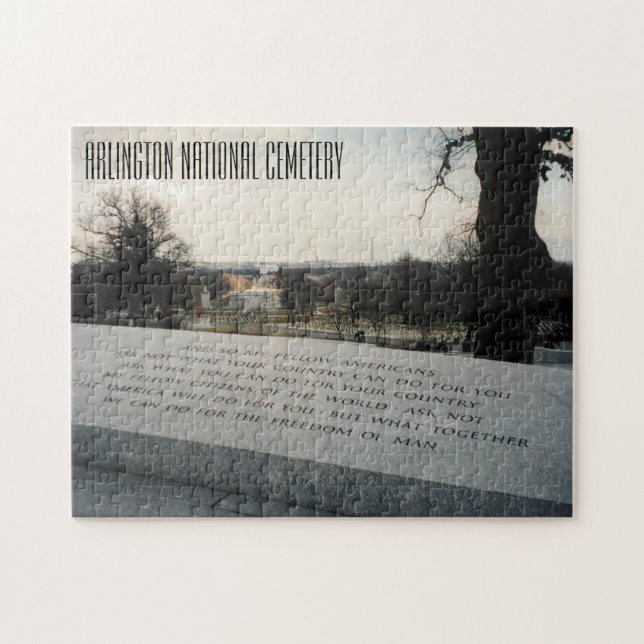 Arlington JFK-citat Pussel (Horisontell)