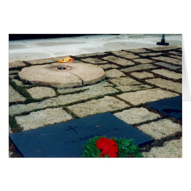 Arlington jfk-låga hälsningskort (Framsidan Horizontal)