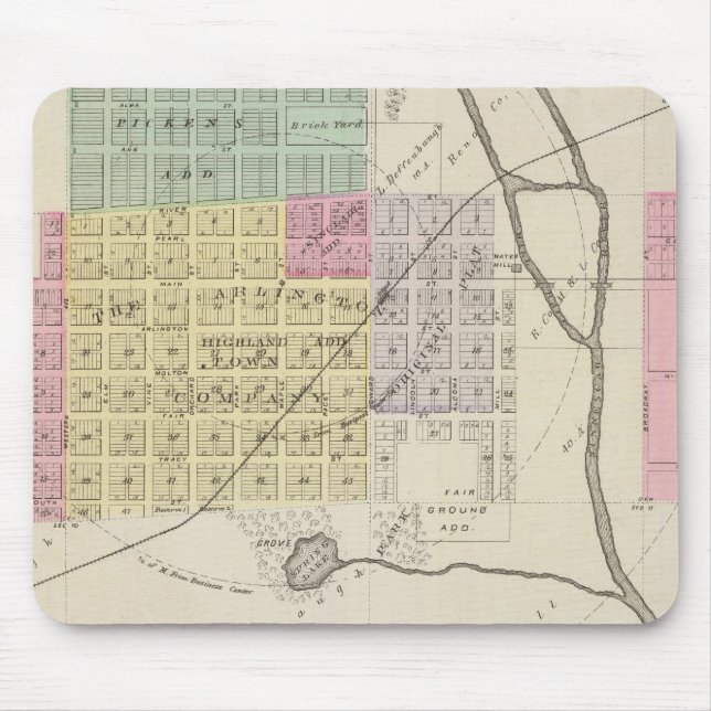 Arlington, Kansas Musmatta (Framsidan)