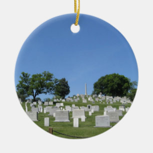 Arlington kyrkogård julgransprydnad keramik