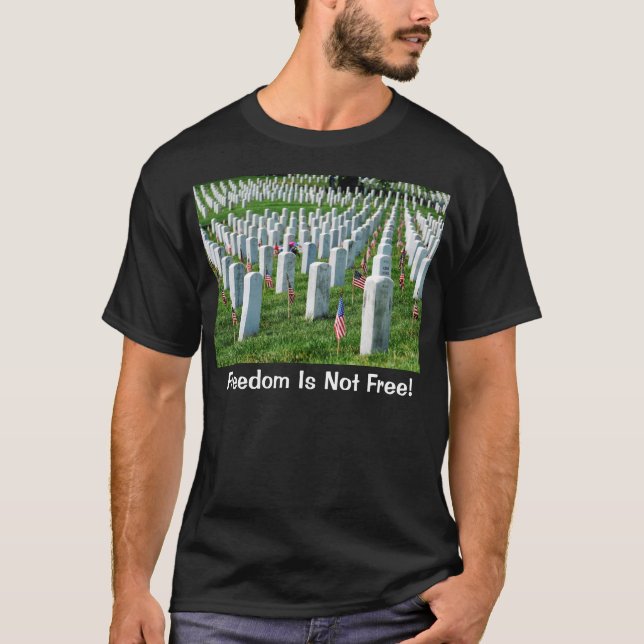 Arlington kyrkogård tee shirt (Framsida)