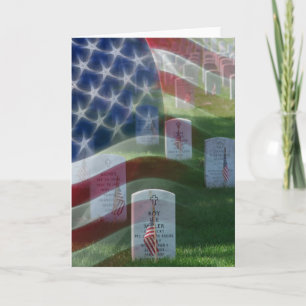 Arlington National Cemetery, American Flagga Kort