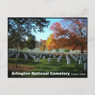 Arlington National Cemetery in Autumn Postcard Vykort