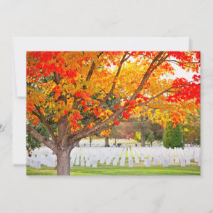 Arlington National Cemetery på hösten Inbjudningar