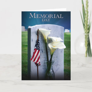 Arlington National Cemetery på minnesdagen Kort