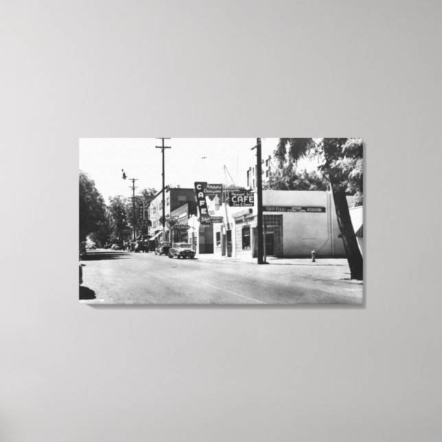 Arlington, Oregon Main Street View Photograph Canvastryck (Framsida)