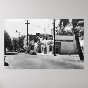 Arlington, Oregon Main Street View Photograph Poster