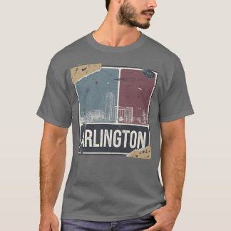 Arlington present för sportentusiaster vän t shirt