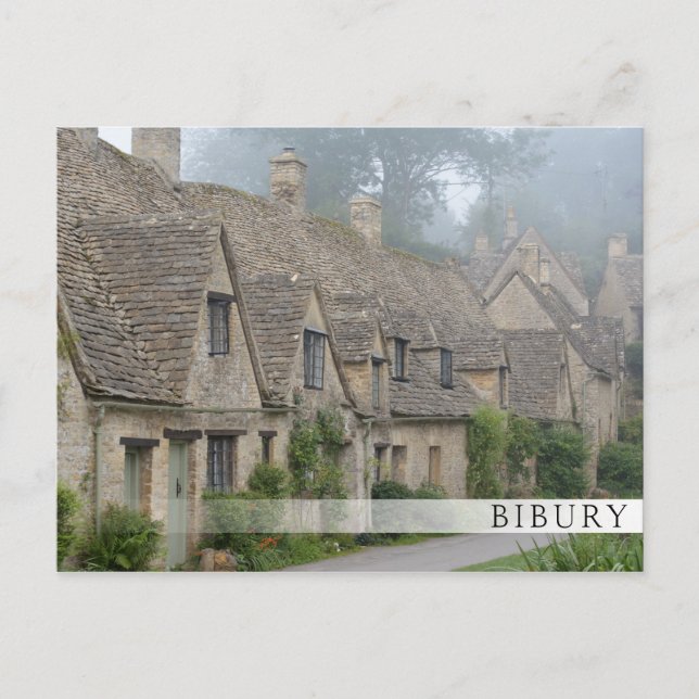 Arlington Row, Bibury i Cotswäldarna Vykort (Framsida)