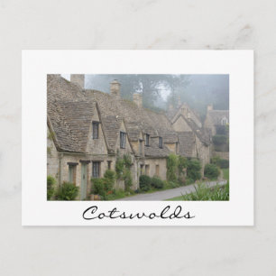 Arlington Row, bibury white gräns vycard Vykort