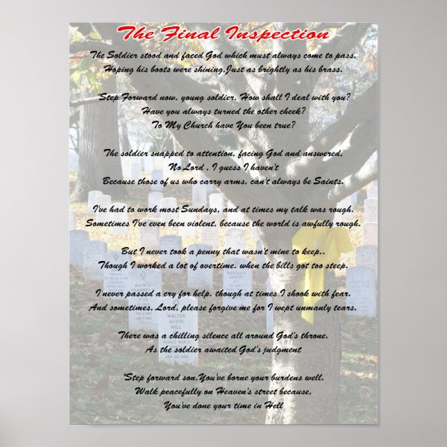 Arlington - slutkontroll poster (Framsidan)