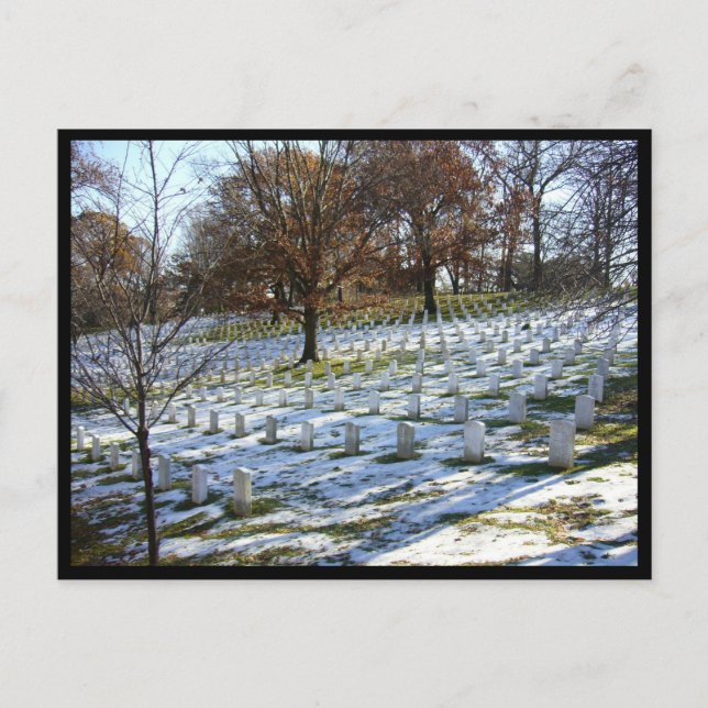 Arlington snö vykort (Framsida)