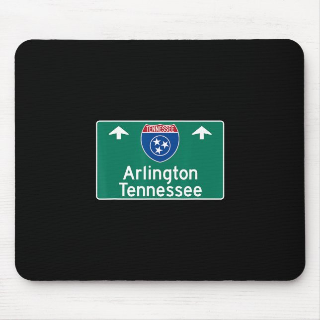 Arlington Tennessee Interstate Highway Semester Så Musmatta (Framsidan)