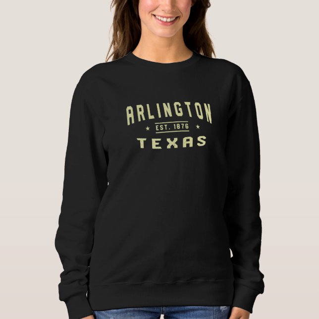 Arlington Texas 1876 Tx American Arlingtonian Usa T Shirt (Framsida)