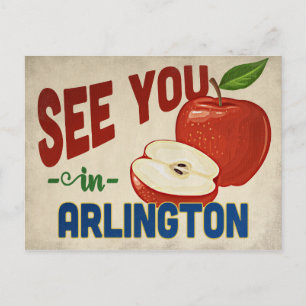 Arlington Texas Apple - Vintage resor Vykort