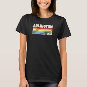 Arlington Texas Pride Rainbow Flagga Gay pride Mer T Shirt