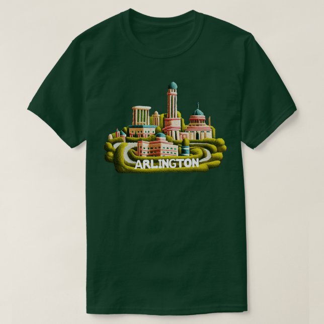 Arlington Texas T Shirt (Design framsida)