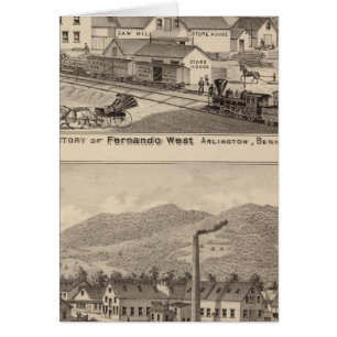 Arlington Vermont Hälsningskort