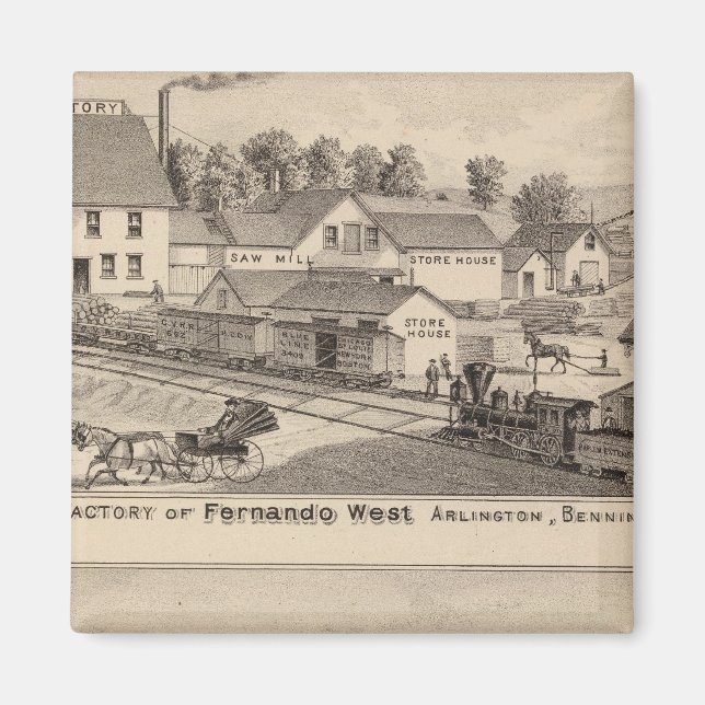 Arlington Vermont Magnet (Framsidan)