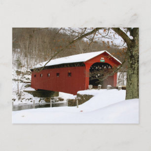 Arlington, VT-överdragen bro Vykort