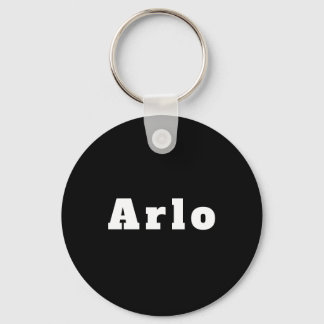 Arlo schwarz weiß nyckelring