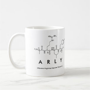 Arly peptide namn mugg